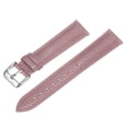 thumbnail image 3 of Uxcell Genuine Leather Watch Bands 18mm Flat Quick Replacement Leather Watch Strap Elegant Women Men Watch Straps Pink, 3 of 7