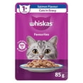 thumbnail image 1 of WHISKAS FAVOURITES Cuts in Gravy Salmon Flavour Pouch Adult Wet Cat Food, 1 of 8