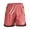 Hot Pink, variant on Hurxie Mens Running Shorts 3 Inch Quick Dry Gym Athletic Workout Shorts for Men with Zipper Pockets Purple,L