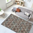 thumbnail image 5 of Woven Trends Modern Contemporary 3-Piece Rug Set, 5x7 Area Rug, 2x5 Runner Rug, 2x3 Accent Mat, Livingroom, Bedroom, Entryway, Durable and Stain Resistant, Spice/Gray, 5 of 7