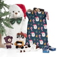 thumbnail image 5 of Christmas Sack – 28" X 20" Canvas Gift Bag with Drawstring, Full Print Polyester Santa Sack, Durable Reusable Xmas Gift Bag for Holiday, Party & Storage, 5 of 5