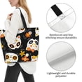thumbnail image 3 of Easygdp Cat Skulls and Flowers Tote Bags for Women,Women Travel Shoulder Bags Handbags，Big Capacity Shopping Work Bag, 3 of 8