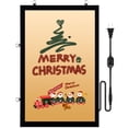 thumbnail image 1 of VEVOR LED Poster Frame in Black, 24" x 36" Photo Frame, Sidewalk Sign for Advertising Display, Picture Aluminum Frame with Backlighting LED Light Box, Single, 1 of 9