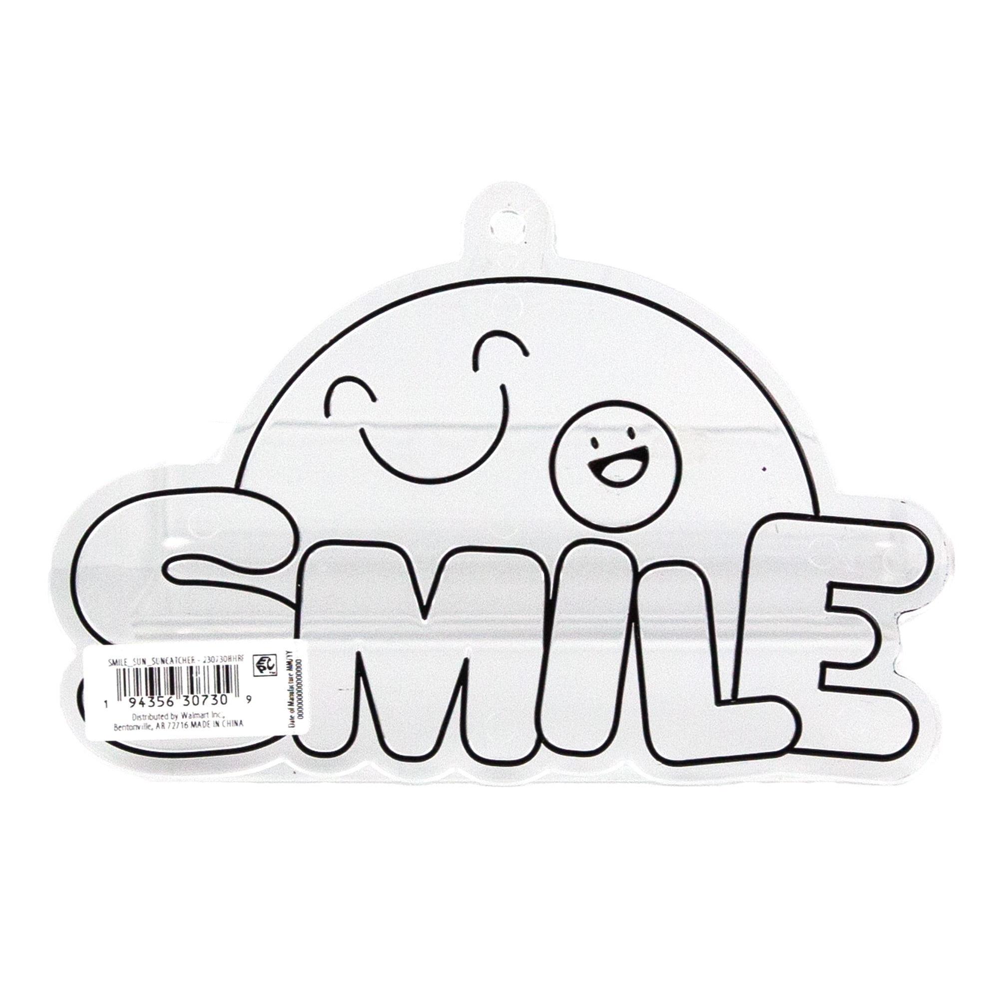 (6 pack) Hello Hobby Jumbo Smile Suncatcher