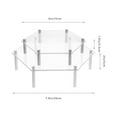 thumbnail image 6 of Clear Acrylic Cupcake Stand for Rack Table Top Display Dessert Stands Funny Home Decor Pizza Holder, 6 of 6