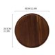 thumbnail image 2 of Bandeja de madera marrón de 12 pulgadas, 2 of 9