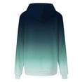 thumbnail image 5 of Zpanxa Women's Gradient Print Hooded Sweatshirt Winter Fleece Pullover Long Sleeve Casual Loose Fit Warm Sweater Top, 5 of 5