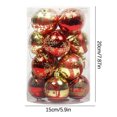 thumbnail image 3 of Christmas Balls Ornaments Set for Xmas Tree -16 PCS 2.36 inch Muti-Styles Shatterproof Hanging Balls Pendants for Christmas Tree Wreath Wedding Holiday Party Decoration, 3 of 6