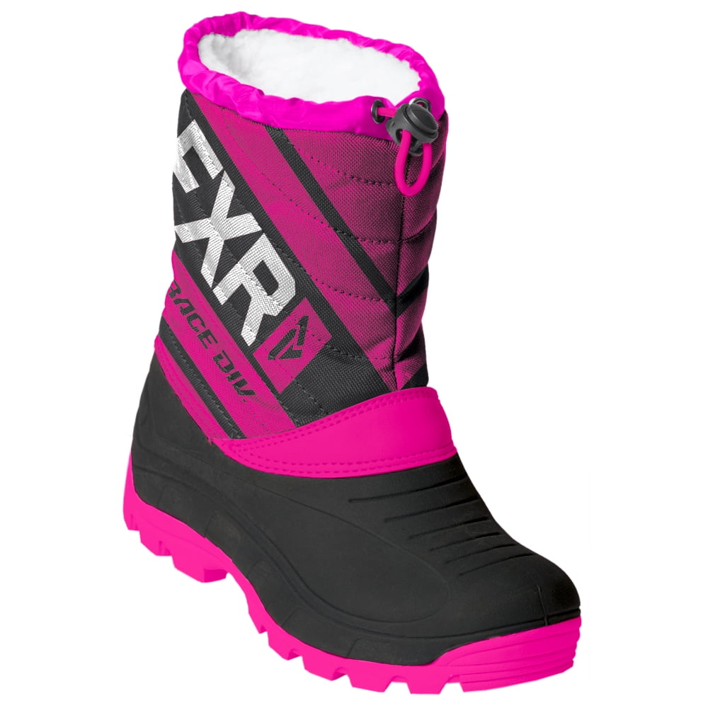 Black//Fuchsia - Medium FXR Youth Octane Mitt