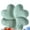 D, variant on Four-Compartment Clover Shaped Snack Tray Wheat Straw Material Divided Serving Dish for Kitchen Dining Table