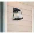 thumbnail image 5 of Westinghouse Lighting  Ashdale One-Light Outdoor Wall Fixture, Textured Black Finish with Clear Seeded Glass, 5 of 5