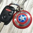 thumbnail image 3 of Metal Key Chain - Marvel - Captain America's Shield Pewter Gifts Toys New 67421, 3 of 3