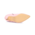 thumbnail image 5 of BLISSFUL STEP Women's Pointed Toe Zipper Stiletto Heels Ankle Boots Pink 5.5, 5 of 8