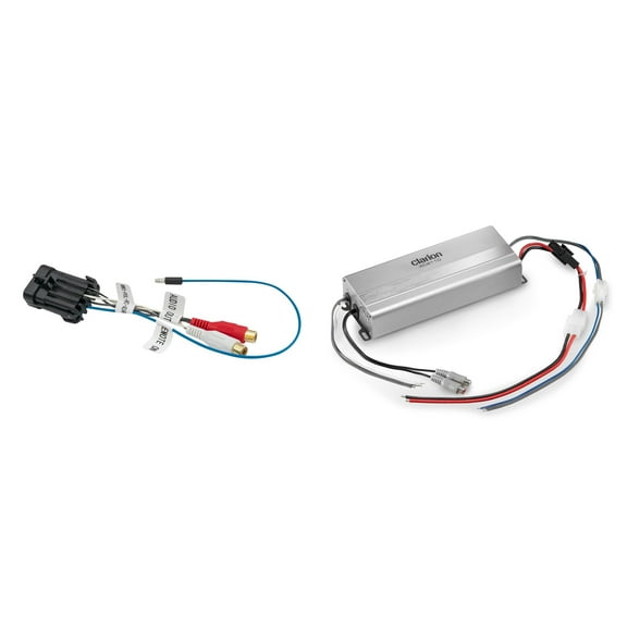 Clarion XC2110 UTV Marine Amplifier & Adapter for Polaris Ride Command