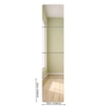 thumbnail image 4 of HWRETIE Adhesive Mirror Tiles - Frameless Removable Wall Mirror Stickers for Bedroom & Home Decor, 4 of 9