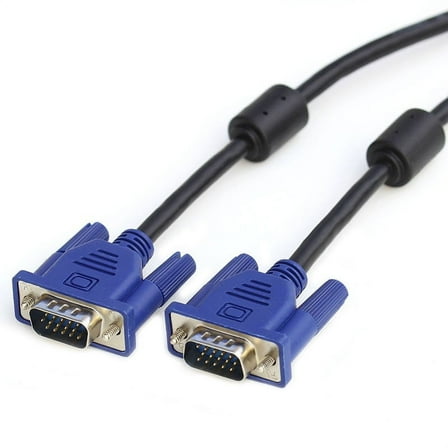 axGear VGA Cable Monitor Cable Male To Male M/M For TV LCD Projector 6 Ft Foot 6Ft Wire
