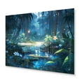 thumbnail image 2 of Designart "Wild Jungle Tropical Wilderness" Forest Metal Wall Art Prints, 2 of 5