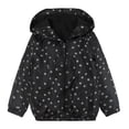 thumbnail image 5 of MYJAJAYI Boys Rain with Hood Jacket Lightweight Waterproof Jacket Raincoat for Kids Boys Black and White Size XL, 5 of 6