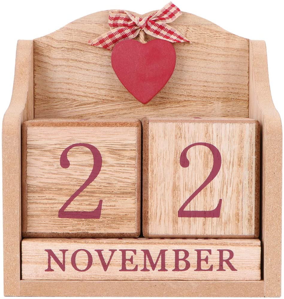 Wooden Perpetual Calendar 