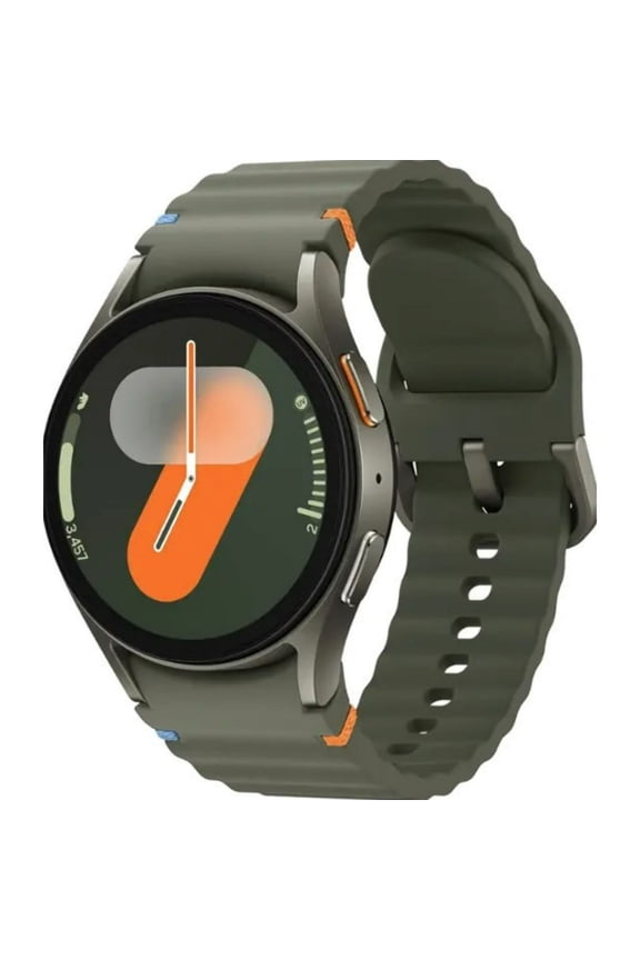 Pre-Owned Samsung, Galaxy Watch 7, 44mm Bluetooth + Cellular Smart Watch, Green Aluminum Case with Green Sport Band, Android, Wear OS, 1