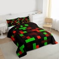 thumbnail image 3 of Homewish Building Blocks Bedding Comforter Set 2pcs for Kids Children Teens,Pixelated Miners Twin Comforter Sets Microfiber,Construction Game Breathable Bedding Set,Ultra Soft Home Decor,Reversible, 3 of 8