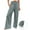 Light Blue#, variant on MELDVDIB Womens Linen Pants Drawstring Elastic High Waist Wide Leg Pants Casual Loose Work Pants Lounge Trousers