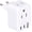 Type C - Most of Europe, variant on US to UK Ireland Travel Plug Adapter, Type G Travel Adapter 2 Outlets 3 USB Ports(2USB C), UK Power Adapter Converter for USA to Dubai England London Scotland British Kenya Irish Hongkong