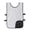 Black/white, variant on TOPTIE Reversible Scrimmage Pinnies Practice Jerseys Soccer Training Vest for Adult / Child-Blue/Orange-Child