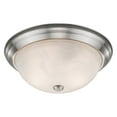thumbnail image 2 of Z-Lite 4001F11-MO-BRZ Athena 11" 2 Light Flush Mount with Frosted Shade,Bronze, 2 of 2