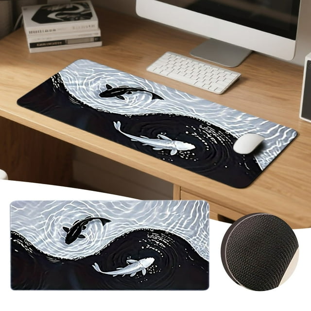 Large Gaming Pad Table Cover Desk Mat For PC Laptop Home Durable Smooth Crushed Tablecloth Football Tablecloth Cloth Reusable Picnic Tablecloth Table Water Proof Indoor Lobster Tablecloth Disposable 4