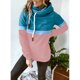 thumbnail image 4 of Sudadera con capucha de cuello alto informal para mujer Sudadera con cordón de cuello alto Sudadera con capucha de manga larga ANGGREK Otros, 4 of 5