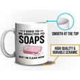 thumbnail image 5 of Soap Maker Mug White 11oz - Used To Be Addicted - Soap Maker Soap Making Handmade DIY Fragrance Soap Bar, 5 of 7