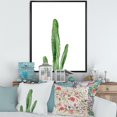 thumbnail image 3 of Designart Green Cactus South Western Plant Botanical Detail FLOAT FRAME WALL ART, 3 of 4