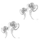 thumbnail image 3 of Monstrate Auriculares con cable In-Ear HiFi Estéreo Sonido Deportes Auriculares para correr Video MP4 Auriculares para teléfonos inteligentes Blanco Blanco transparente 2piezas, 3 of 6