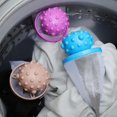 thumbnail image 3 of 2pcs Washing Machine Hair Filter Mesh Filter Bag Hair Removal Device Cleaning Ball - Plemdea, 3 of 5