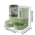 thumbnail image 2 of teapwant Pet Food Bowl For Cats And Dogs 2 In 1 Function Feeder And Water Dish Durable PP Material Indoor Outdoor Use, 2 of 8