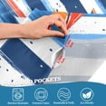 thumbnail image 5 of Yayeee Kitchen Curtains Tier Set of 2 Light Filtering 57"x36" Over Sink Window Panels, Blue Sailboats, 5 of 7
