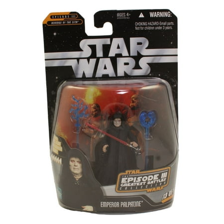 Star Wars - Revenge of theSith Action Figure - EMPEROR PALPATINE (Greatest Battles)(3.75 inch)