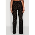 thumbnail image 4 of Womens Crochet Diamond Knit Pants, 4 of 4