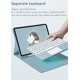 thumbnail image 4 of Estuche para teclado con panel táctil Lindo teclado de color de tecla redonda iPad Air2 / Pro9.7Generation Cubierta de teclado táctil Bluetooth desmontable Adepaton CW-CC306-2, 4 of 7
