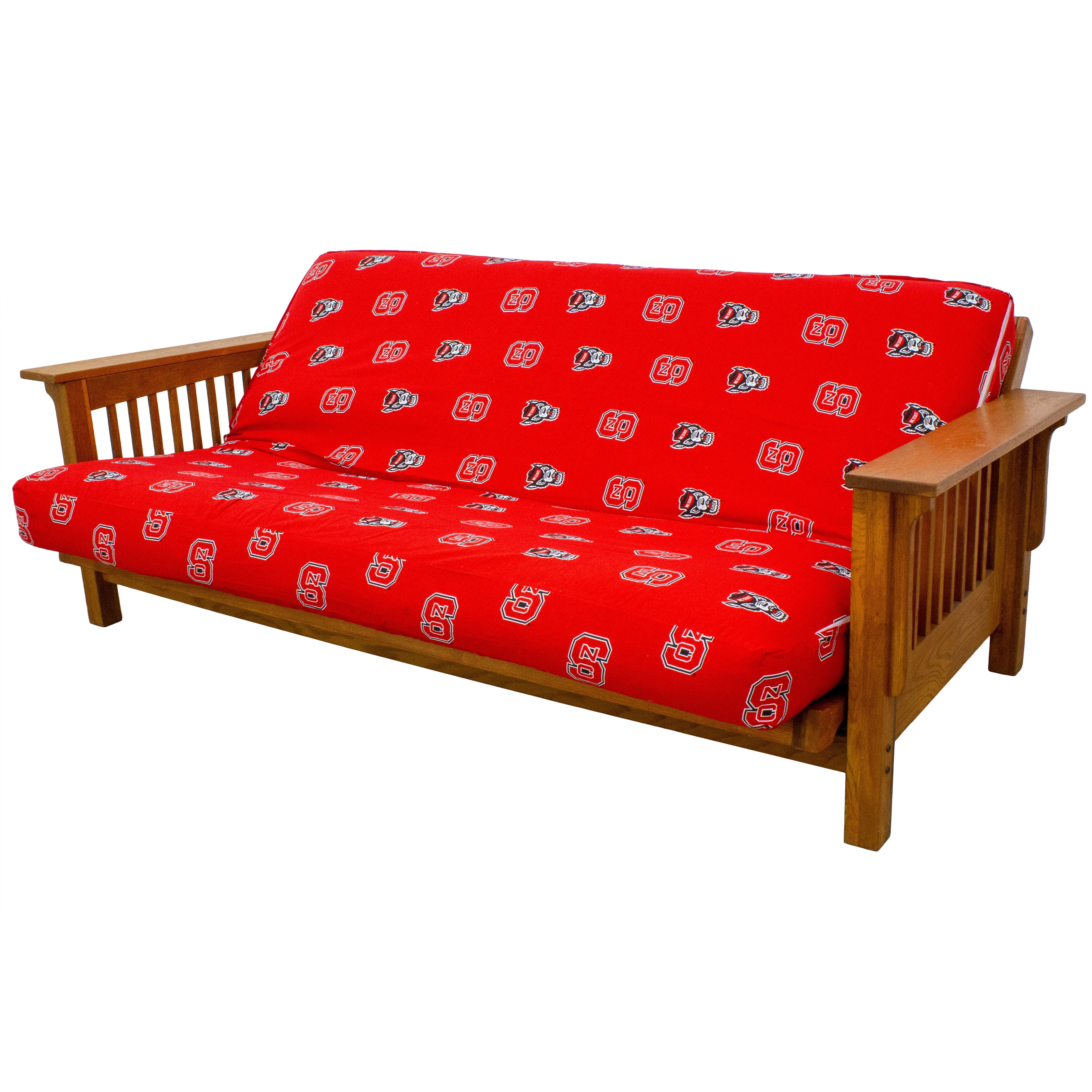 North Carolina State Wolfpack Futon Cover - Full size fits 6 and 8 inch mats