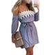 thumbnail image 2 of Mini Vestido Corto De Playa Con Encaje Y Hombros Descubiertos Para Mujer (M) Tmvgtek Mujer, 2 of 6