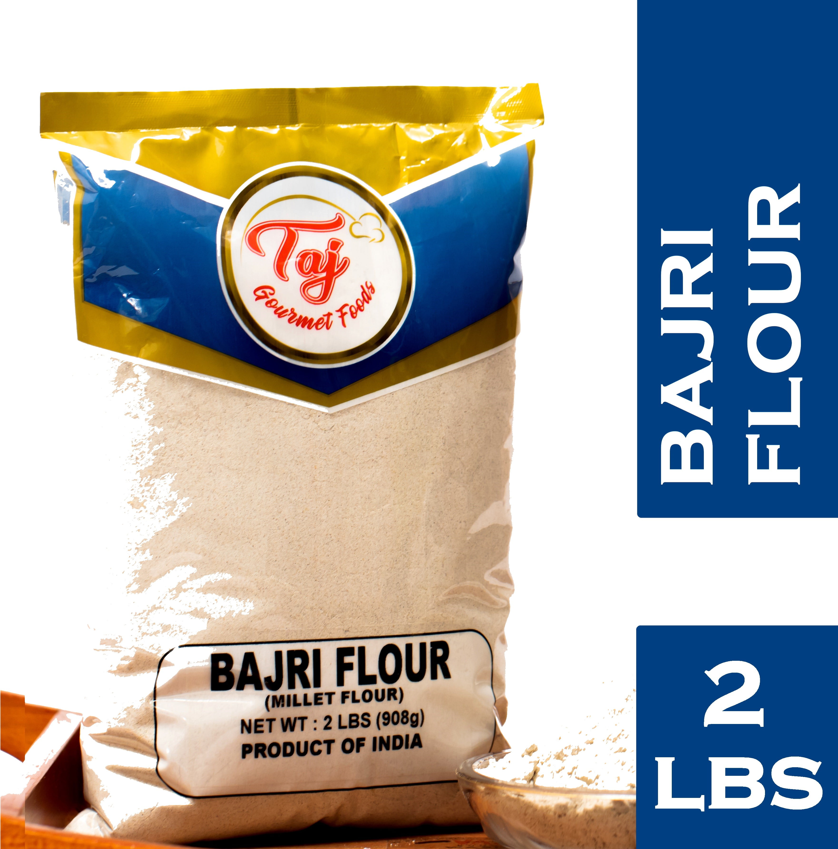 TAJ Indian Millet Flour, Bajri ka Atta, 2 pounds