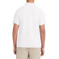 thumbnail image 2 of Polo Izod de manga corta en piqué para hombre, color blanco, talla 40-41, 2 of 2