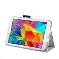 thumbnail image 4 of Samsung Galaxy Tab 4 8.0 Case (White) - Slim Fit Folio Synthetic Leather Smart Cover Stand for Samsung Galaxy Tab 4 8-Inch Tablet with Auto Sleep & Wake Function, Elastic Hand Strap and Stylus Holder, 4 of 8