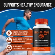 Bio-X-Cell for Men Capsules – BioXCell Vitamin Complex Pills, Energy, 3 Pack, 180 Capsules