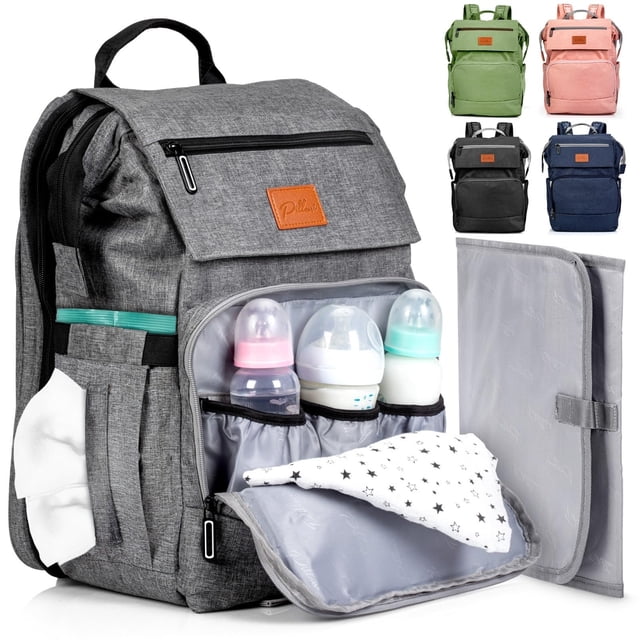 Bolsa de pañales PILLANI para niños y niñas impermeable