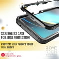 thumbnail image 3 of Defender Case for Moto G 5G 2024 with Belt Clip, Kickstand, Dual-Layer, Black, 3 of 9