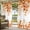 Orange, variant on Outdoor Curtains for Patio Waterproof, Orange Eucalyptus Leaves Outdoor Privacy Panels Grommet, Spring Summer Botanical Blackout Outside Curtains for Porch/Cabana/Pergola/Gazebo 54"x84", 2 Panels