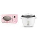 thumbnail image 1 of Horno microondas Nostalgia Retro 800 W 0.9 L y olla arrocera Aroma, 1 of 7